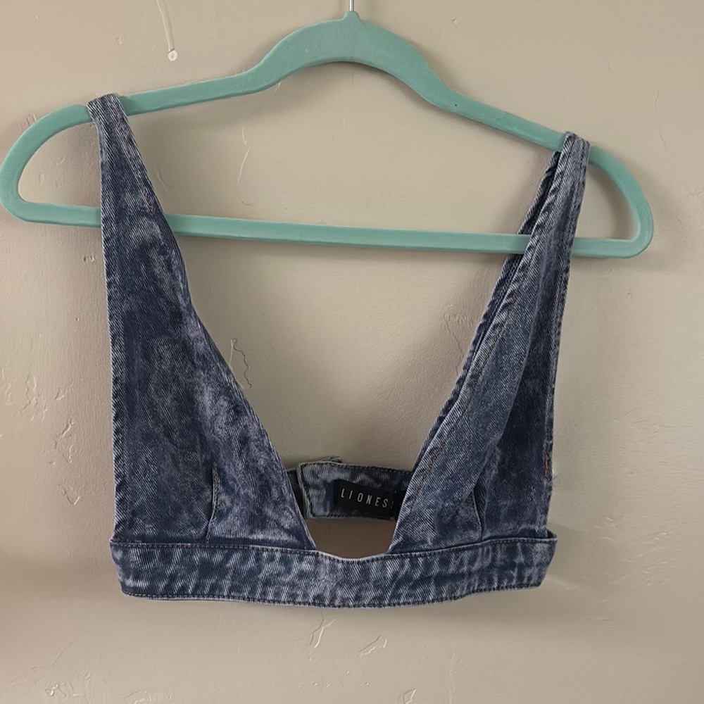 Lioness Denim Bralette